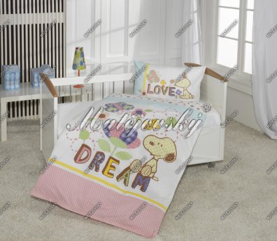 Povlečení do postýlky Snoopy baby