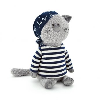 Kocour Buddy pirát sedící (40 cm)