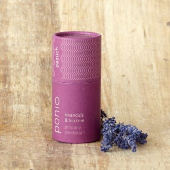 Tuhý přírodní deodorant Levandule & tea tree