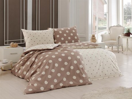 Krepové povlečení Ponte beige