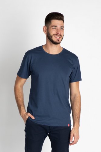 Pánské bavlněné tričko CITY ZEN modré (2)