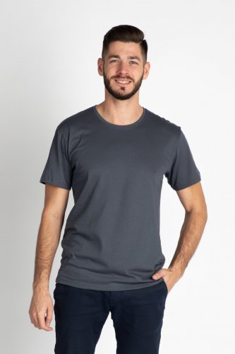 Pánské bavlněné tričko CITY ZEN šedé (1)