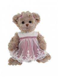 Medvídek Josefin (25 cm / růžové šaty) (1)